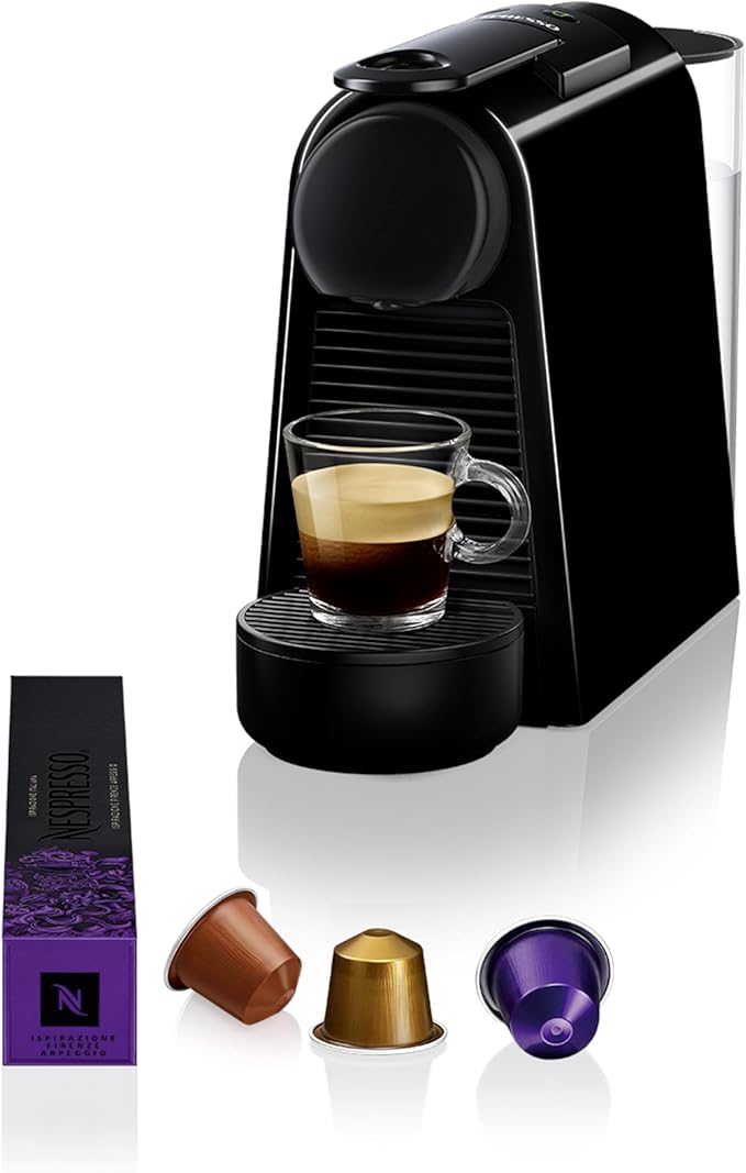 Nespresso Essenza Mini D Espresso Coffee Machine, Black